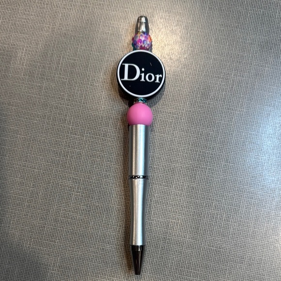Dior Silver and Pink Pen - Picture 1 of 1